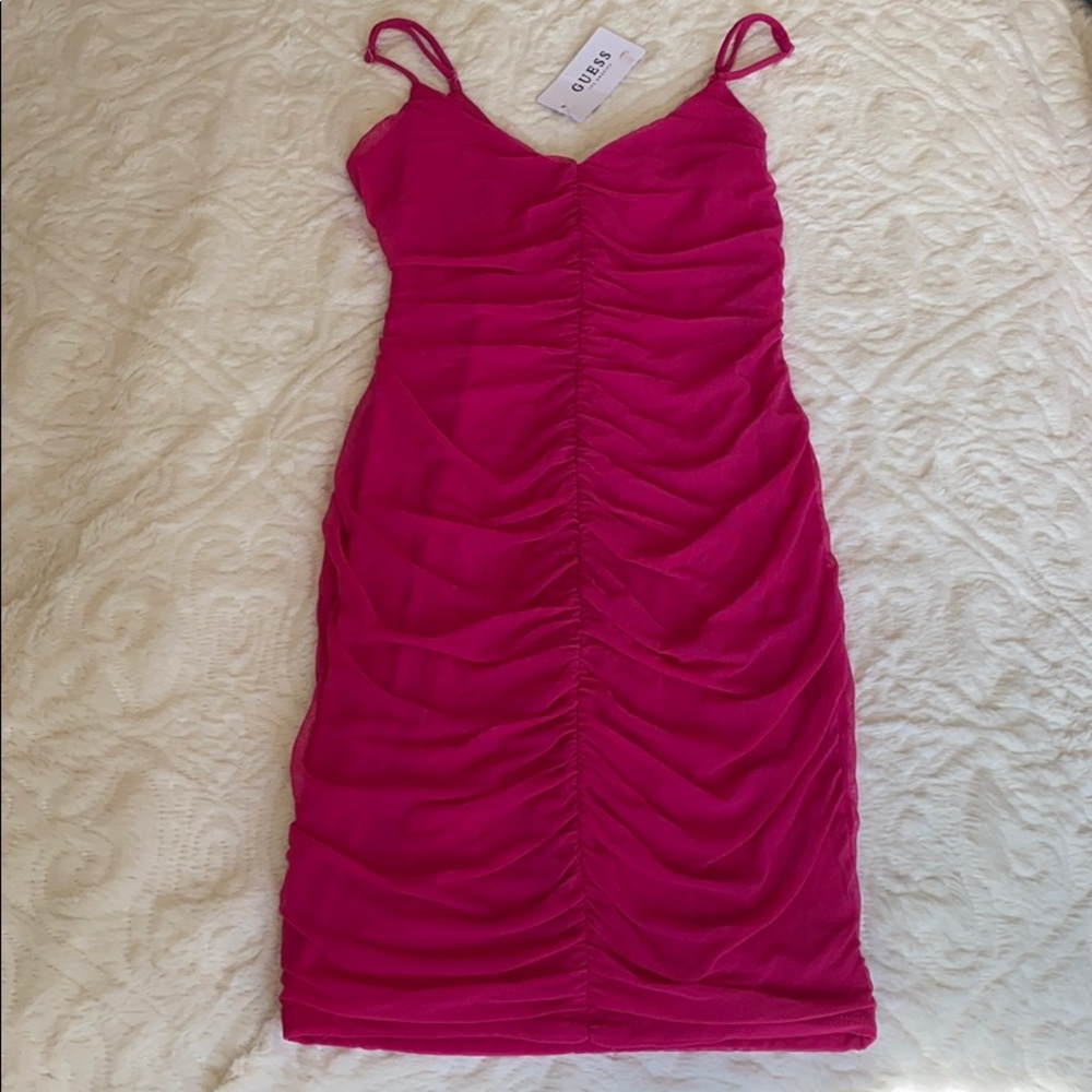 Guess ruched dress